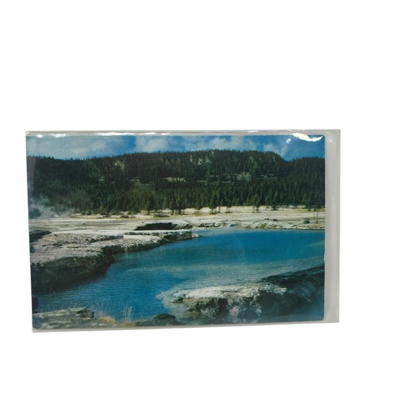 Other - Path in Yellowstone National Park Near  the Sapphire Pool Vintage Photo Postcard